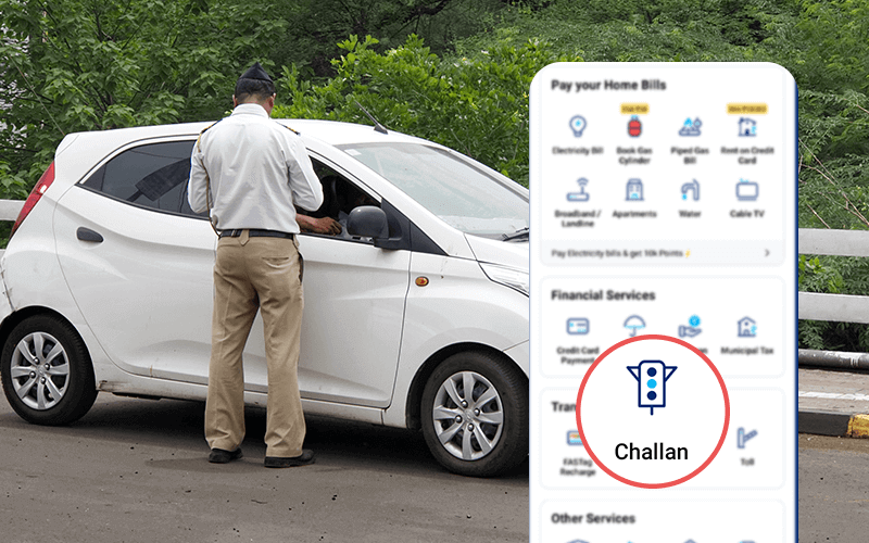 Vehicle E-Challan Online