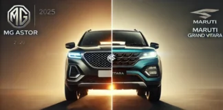 2025 MG Astor vs. Maruti Grand Vitara: A Detailed Comparison