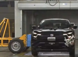Maruti e-Vitara Crash Test – Is It Safe Enough for You? Maruti e Vitara undergoes crash test