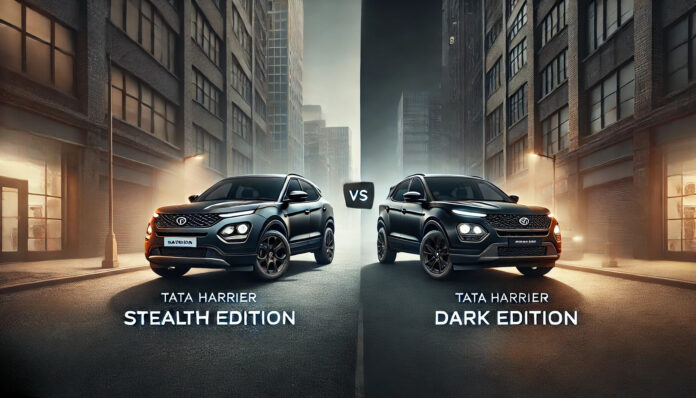 Tata Harrier Stealth Vs Dark Edition