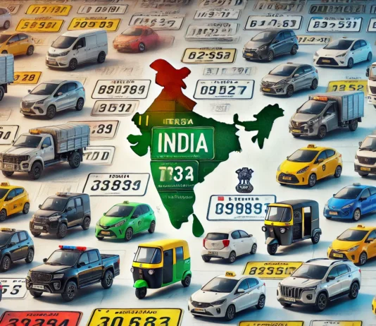 Types of Number Plates in India