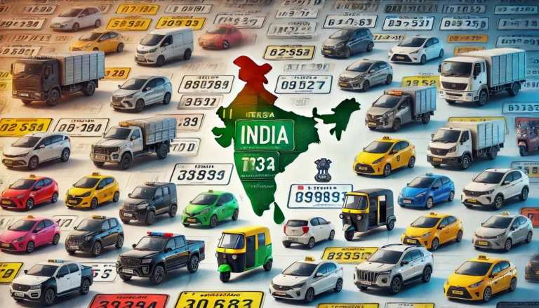 Types of Number Plates in India – Everything You Need to Know