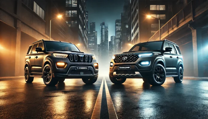 Mahindra Scorpio N Carbon vs Tata Safari Dark