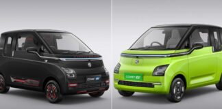 MG Comet EV Blackstorm vs Standard