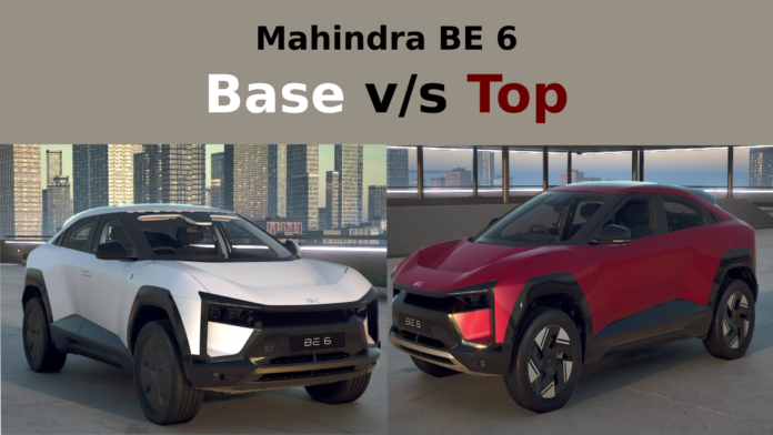 Mahindra BE 6 Base vs. Top Model: Interior, Exterior & Features in Images