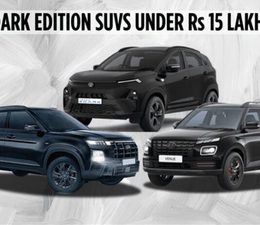 Best All-Black Edition Cars Under ₹15 Lakh