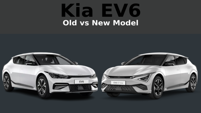 Kia EV6: New vs Old Model Interior & Exterior Features compared with Images Kia EV6: New vs Old Model Interior & Exterior Features compared with Images