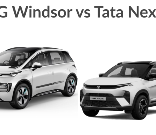 MG Windsor vs Tata Nexon: Which Offers Better Safety & Design?