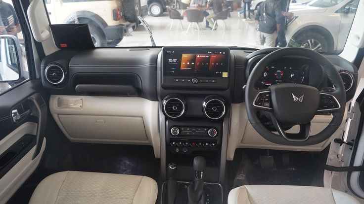 Mahindra Thar Roxx Mocha Grey Interior Theme