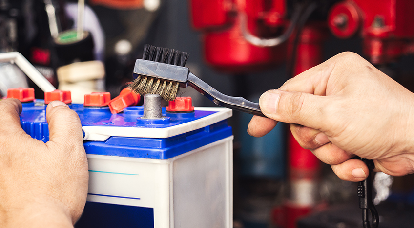 Clean the Battery Terminals