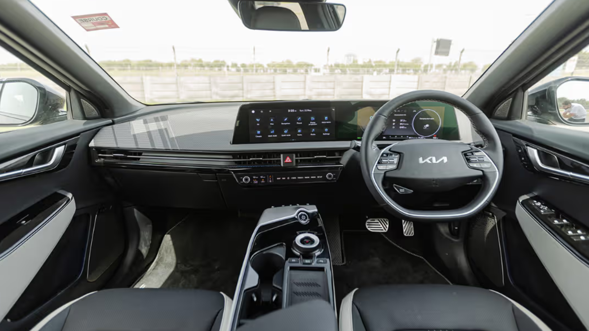 Kia EV6 Old Model Interior Dashboard and Screen Layout