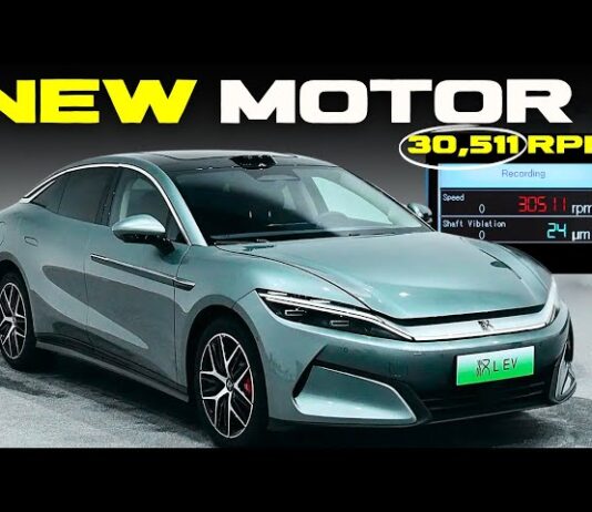 After 5-Minute Charging, BYD Unveils 30,511 RPM Super-Fast Electric Motor