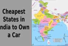 Cheapest States in India to Own a Car